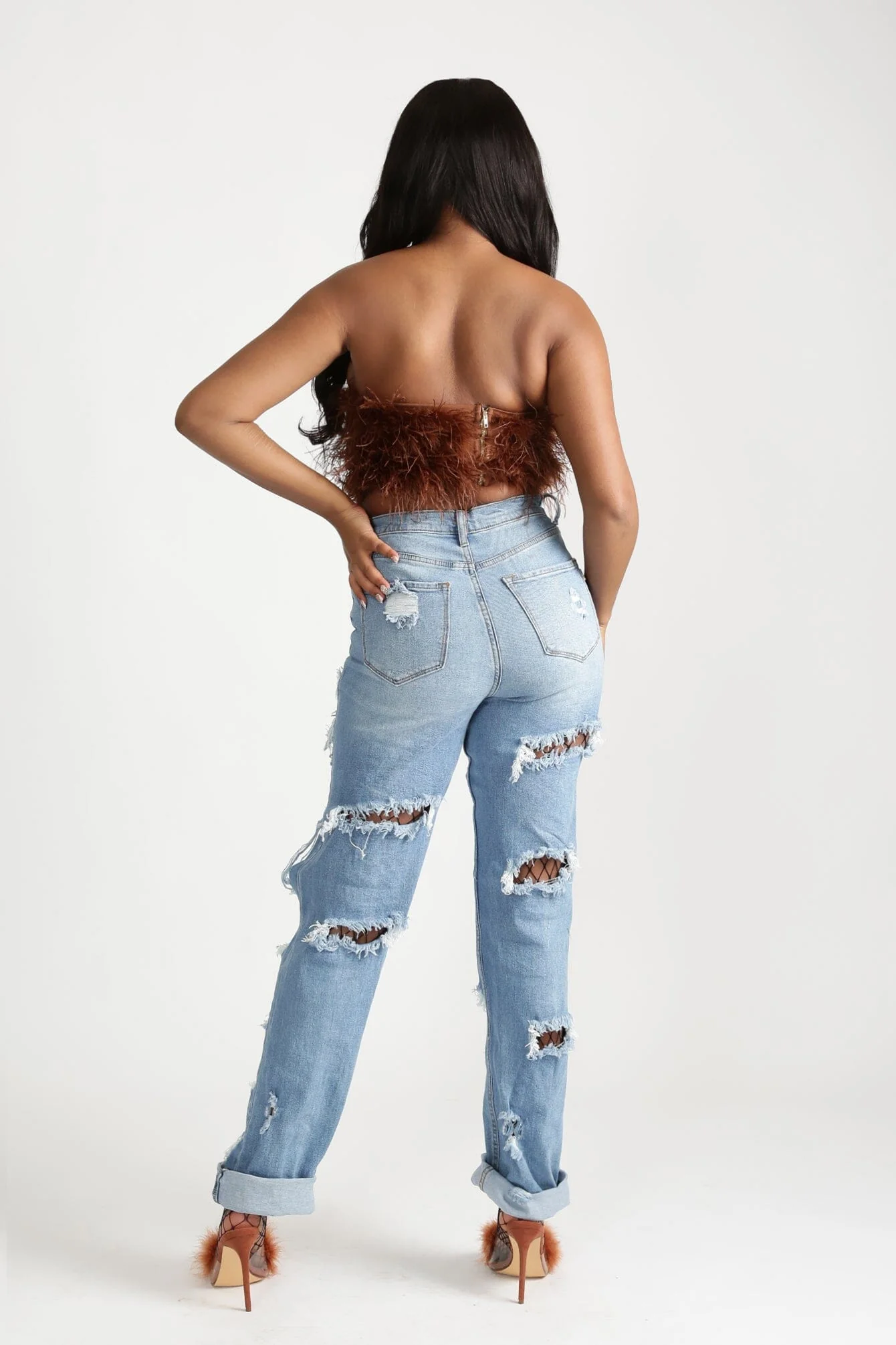 Wish I Didn't Miss You Classic Fishnet Stockings - Image 3