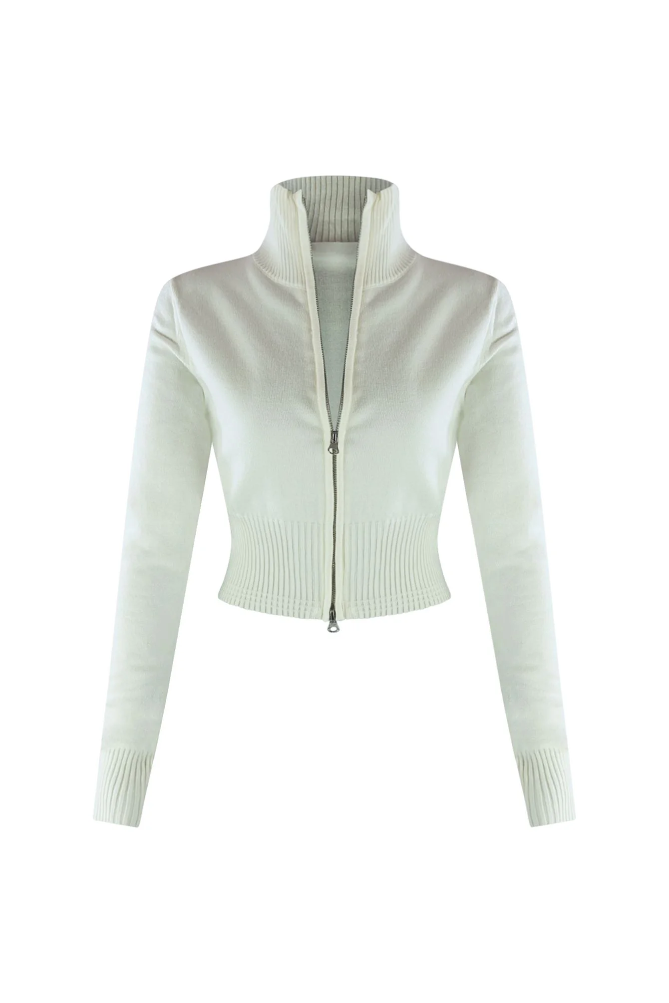 Another Round Two Way Zipper Knit Top - Image 4