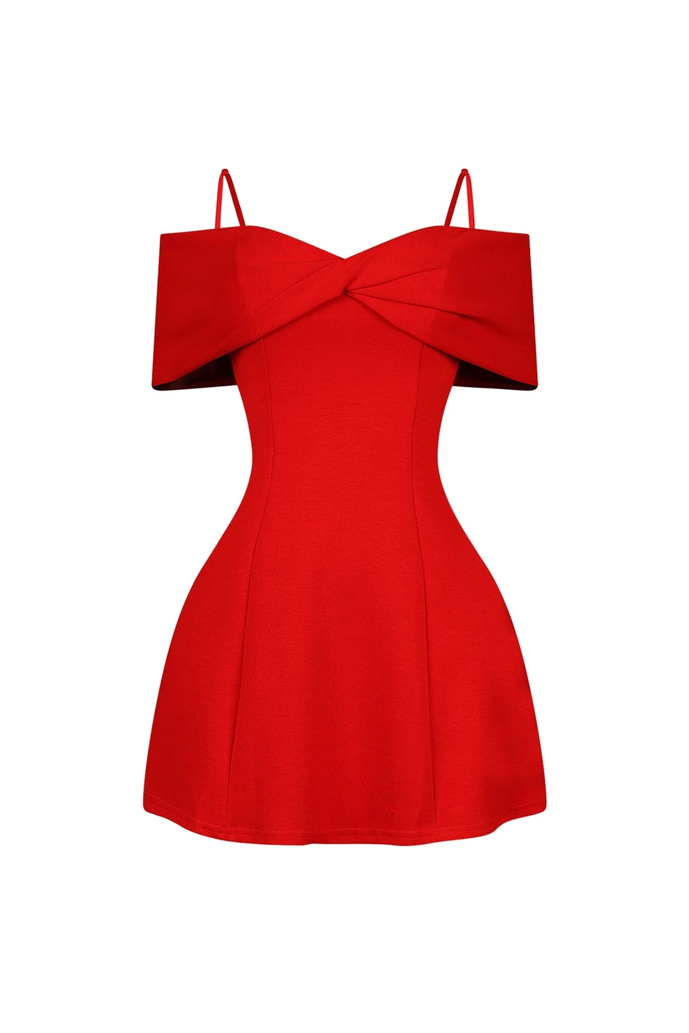 Ariana Pleated Off Shoulder Mini Dress - Image 6