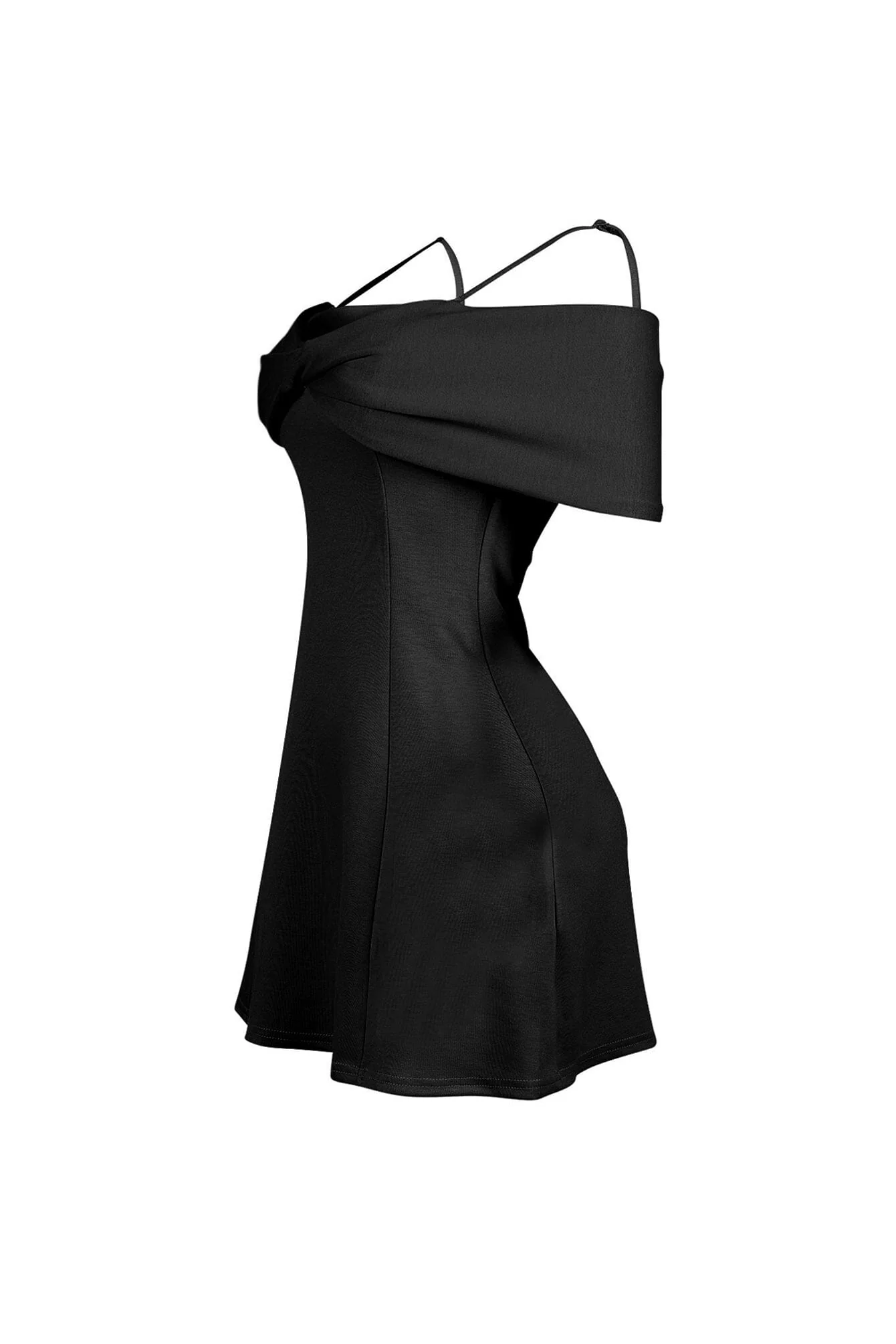 Ariana Pleated Off Shoulder Mini Dress - Image 7