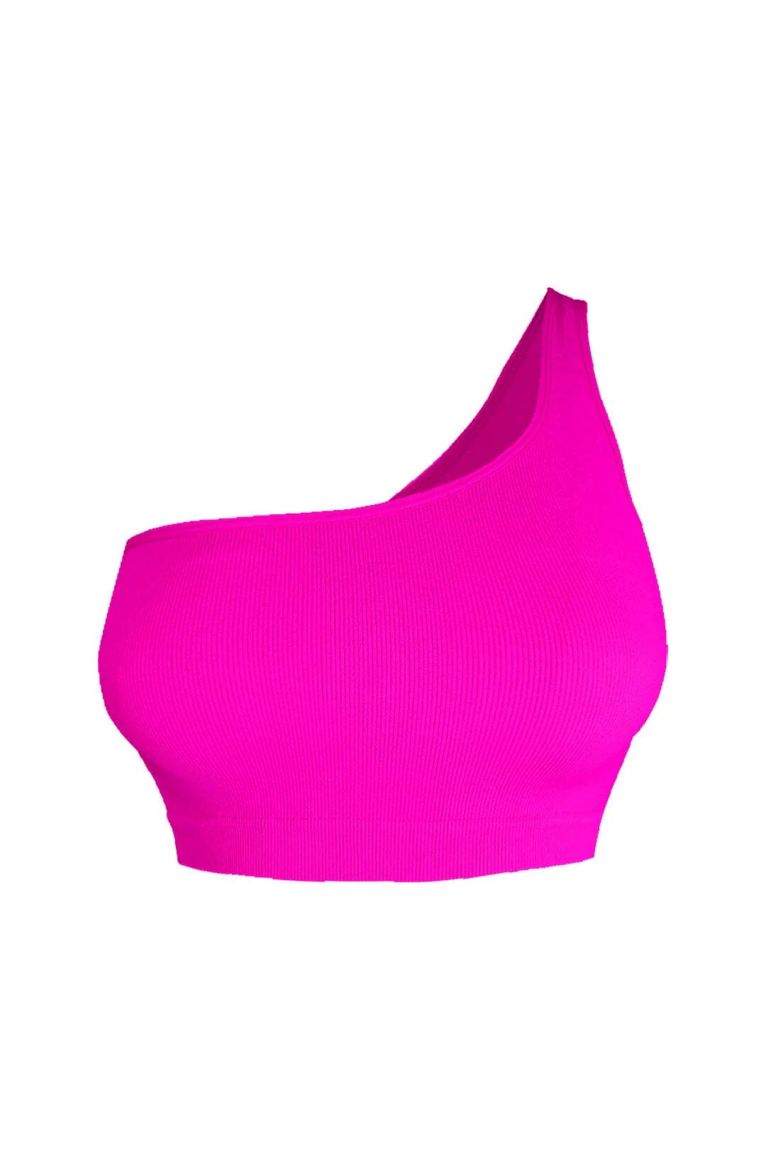 Feel Free Basic One Shoulder Crop Top - Image 4