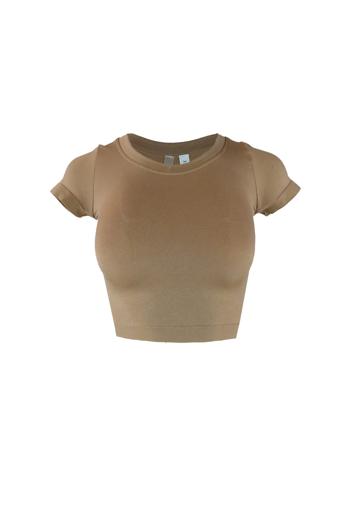 Soft Basic Smooth Cropped Tee - Image 8