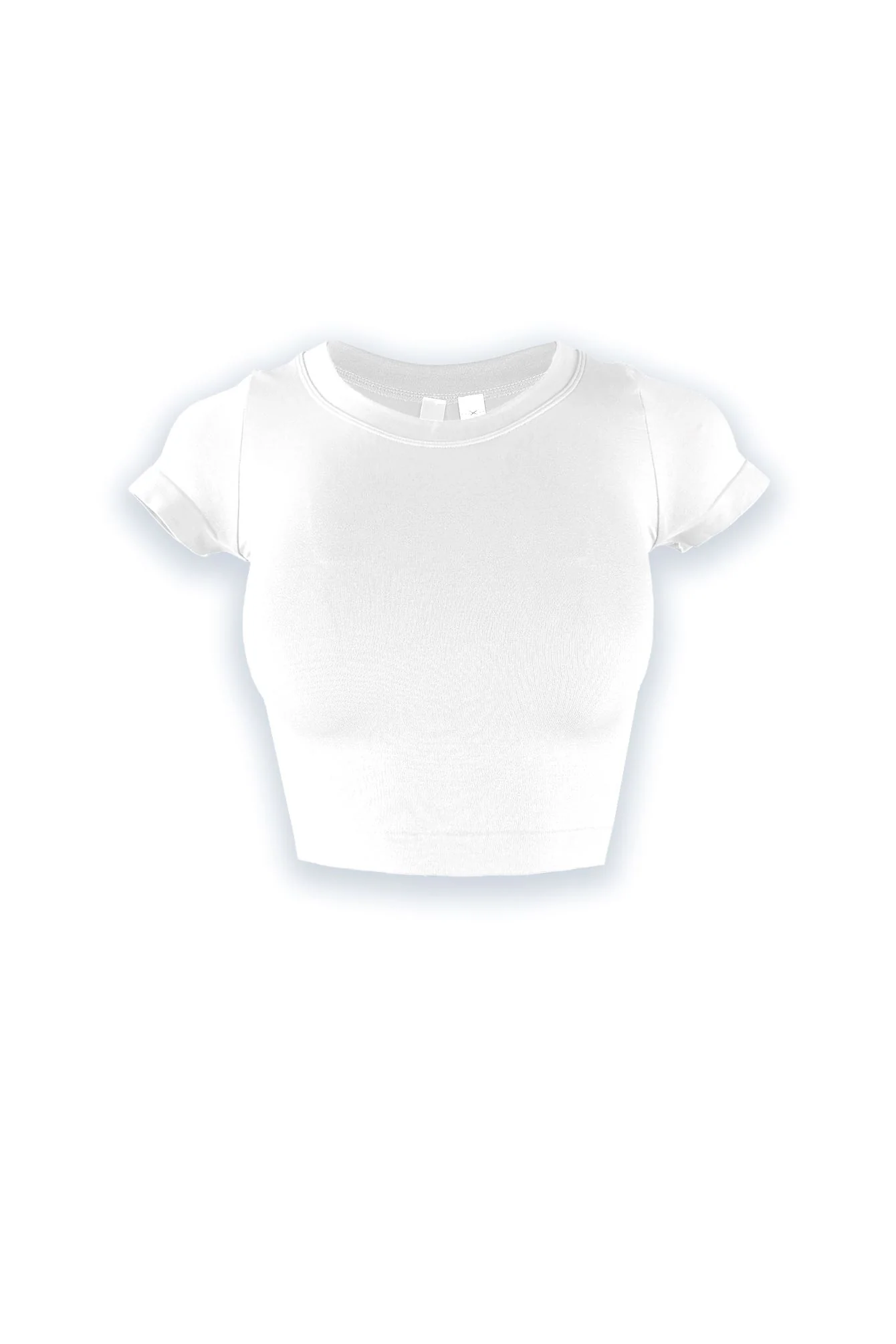 Soft Basic Smooth Cropped Tee - Image 9