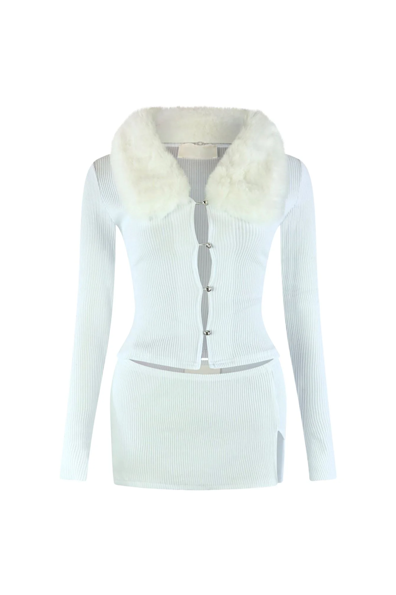 Be Fur Real Trim Top & Skirt SET - Image 5