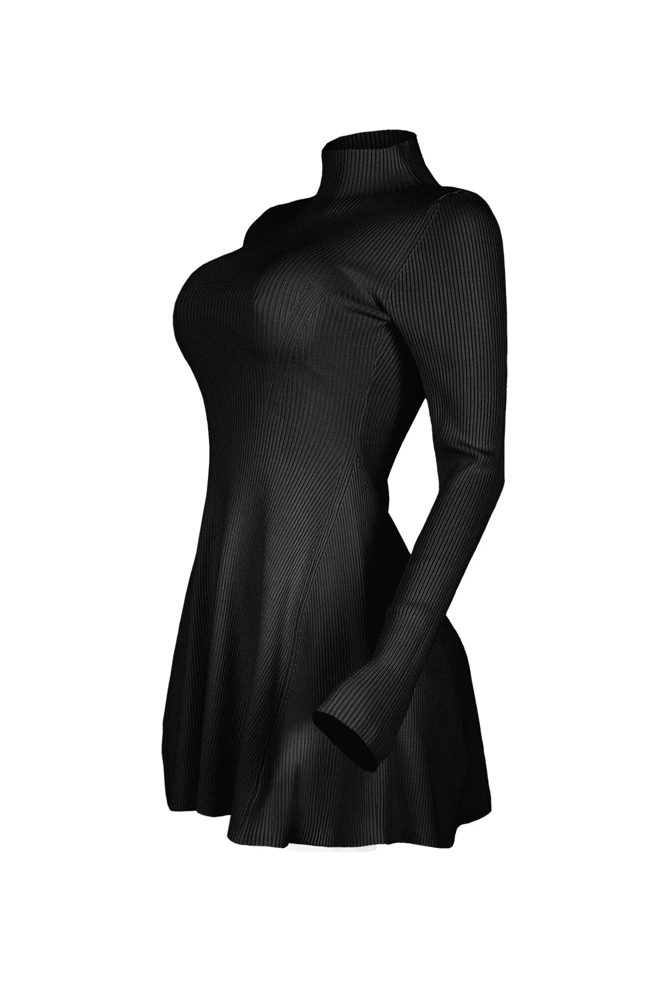Chrissy A-Line Sweater Mini Dress - Image 9