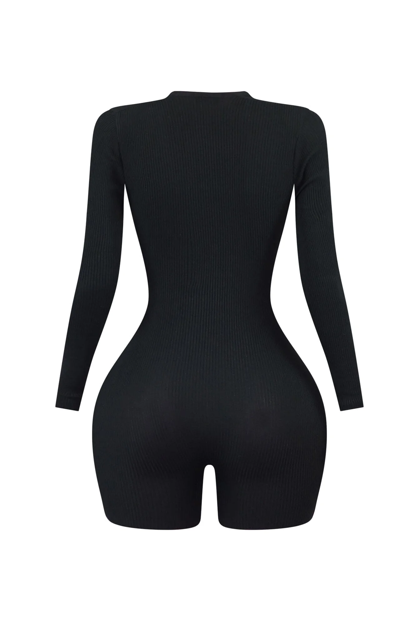 Cut Him Off Cutout Long Sleeve Romper - Image 11