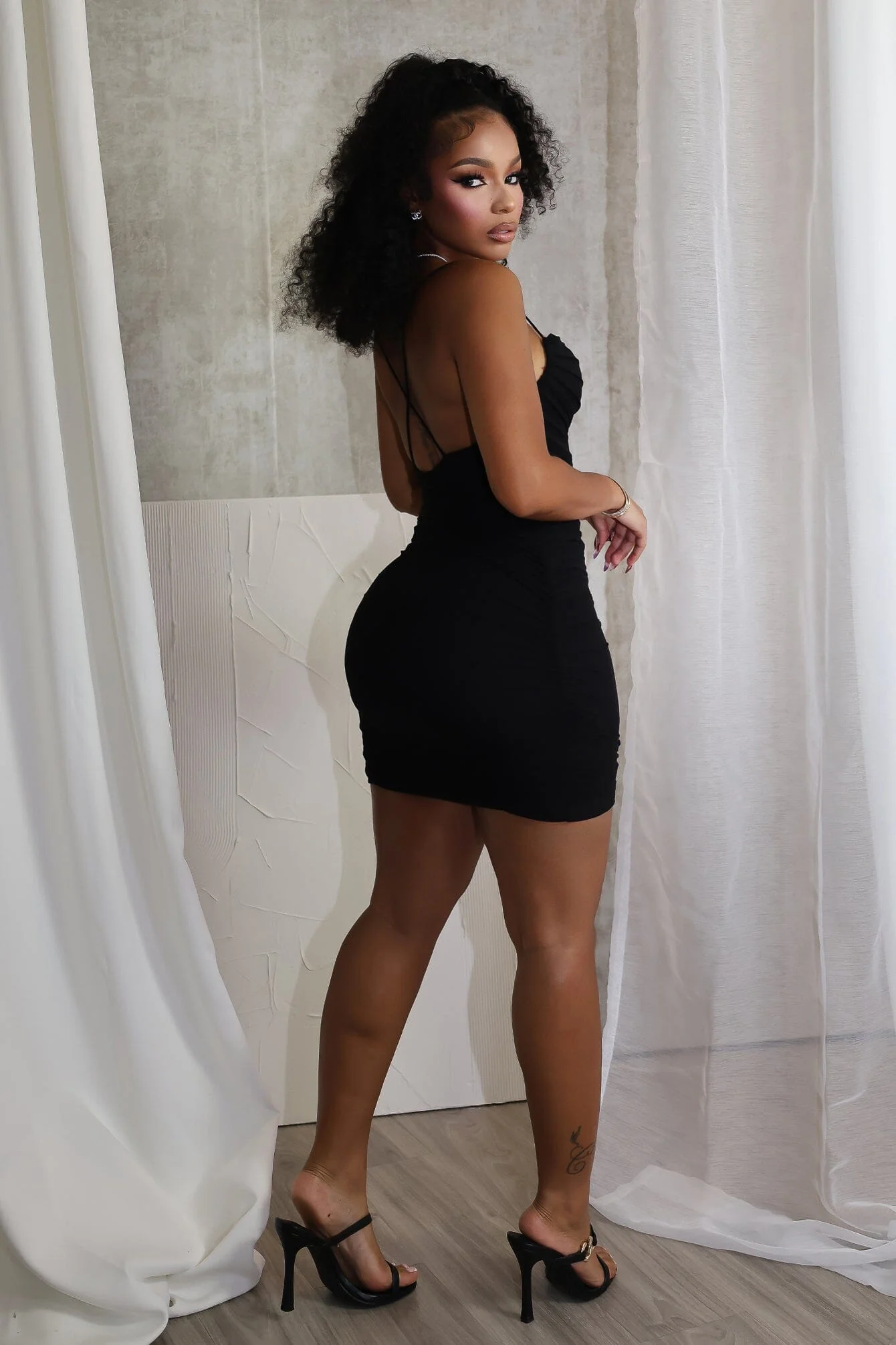 Kimberly Mesh Mini Dress - Image 9