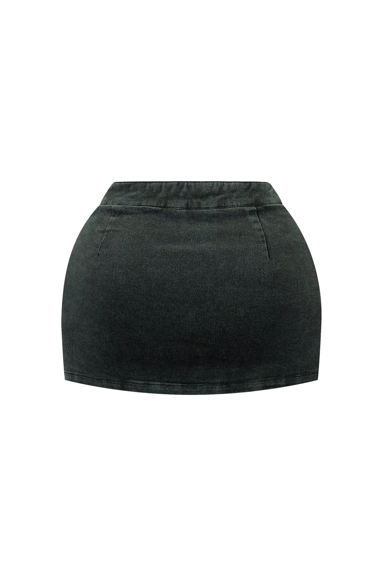 Do Me Denim Mini Skirt - Image 3