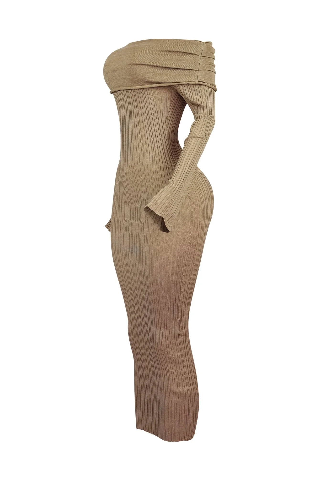 Fatal Trouble Off Shoulder Sweater Maxi Dress - Image 7