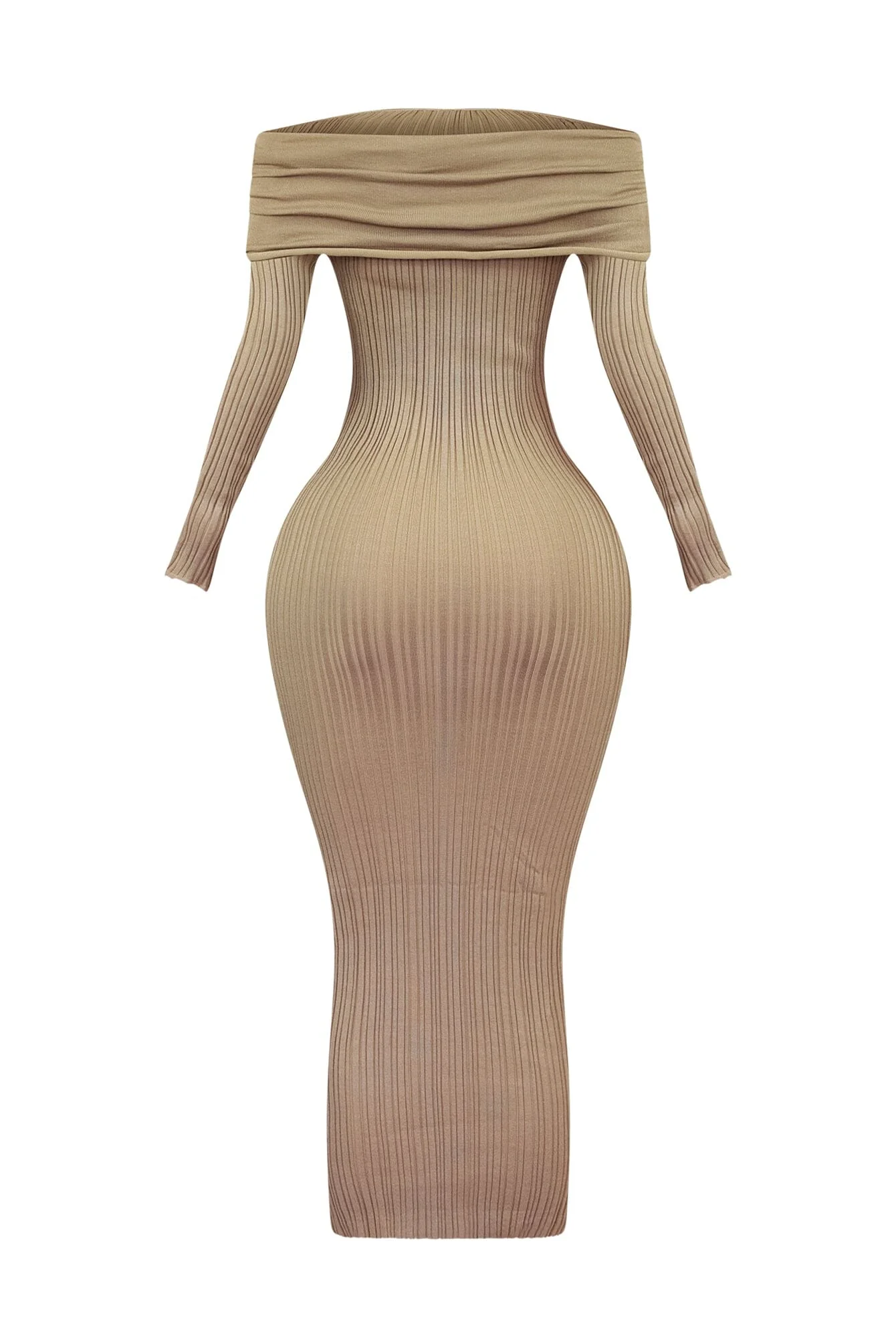 Fatal Trouble Off Shoulder Sweater Maxi Dress - Image 9