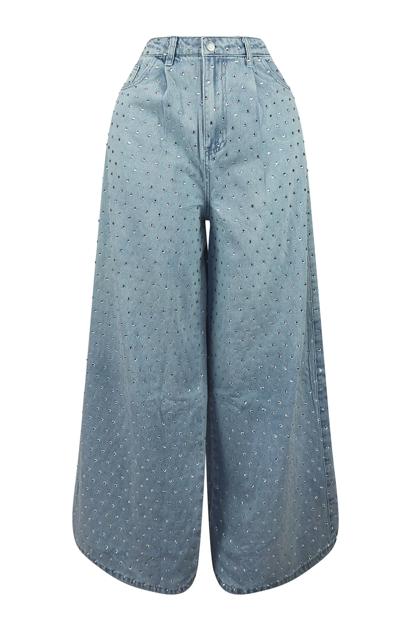 Glamorous Rodeo Rhinestone Denim Jeans - Image 3