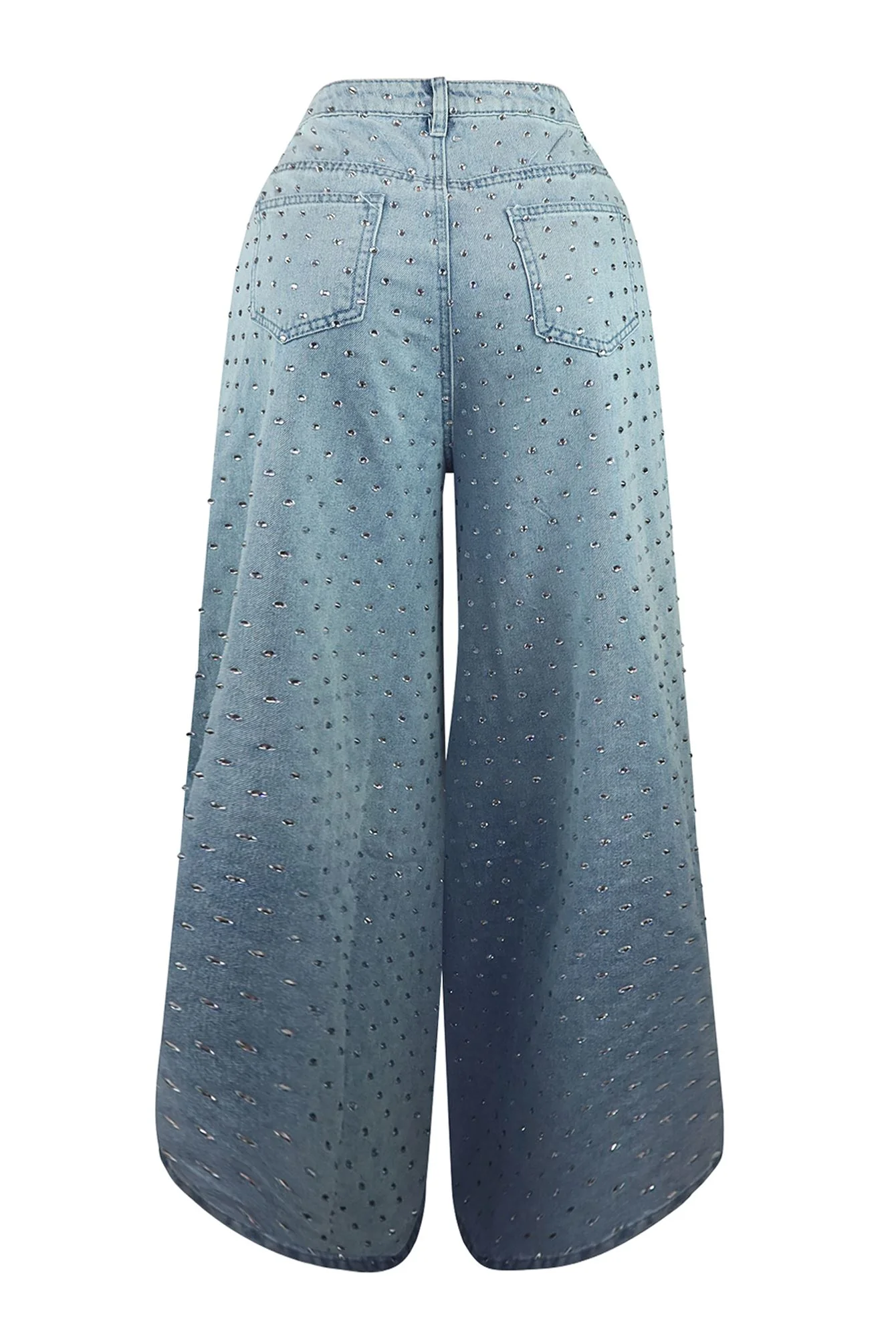 Glamorous Rodeo Rhinestone Denim Jeans - Image 4