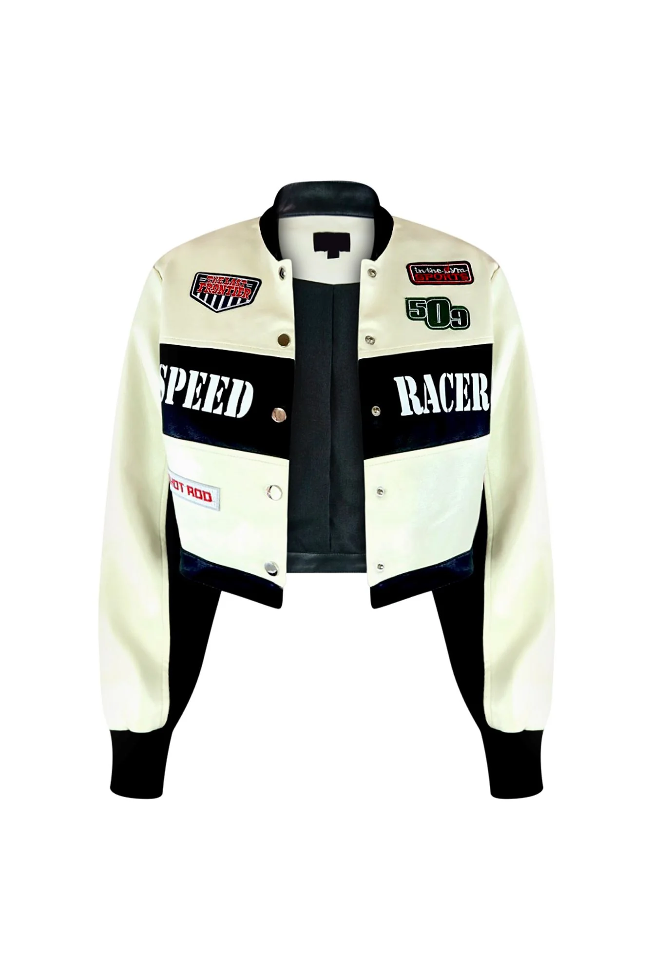 Hot Rod Faux Leather Moto Jacket - Image 3