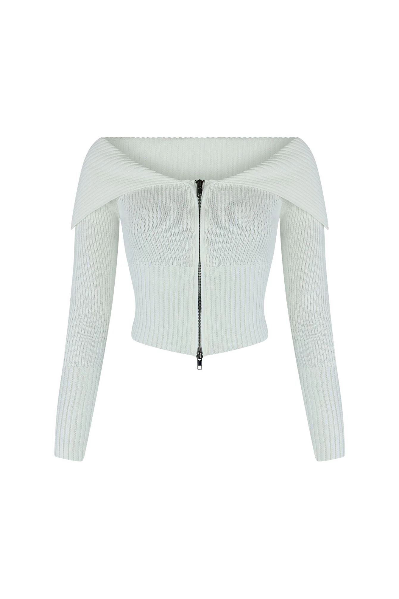 Good Luck Knit Two Way Zipper Top - Image 3