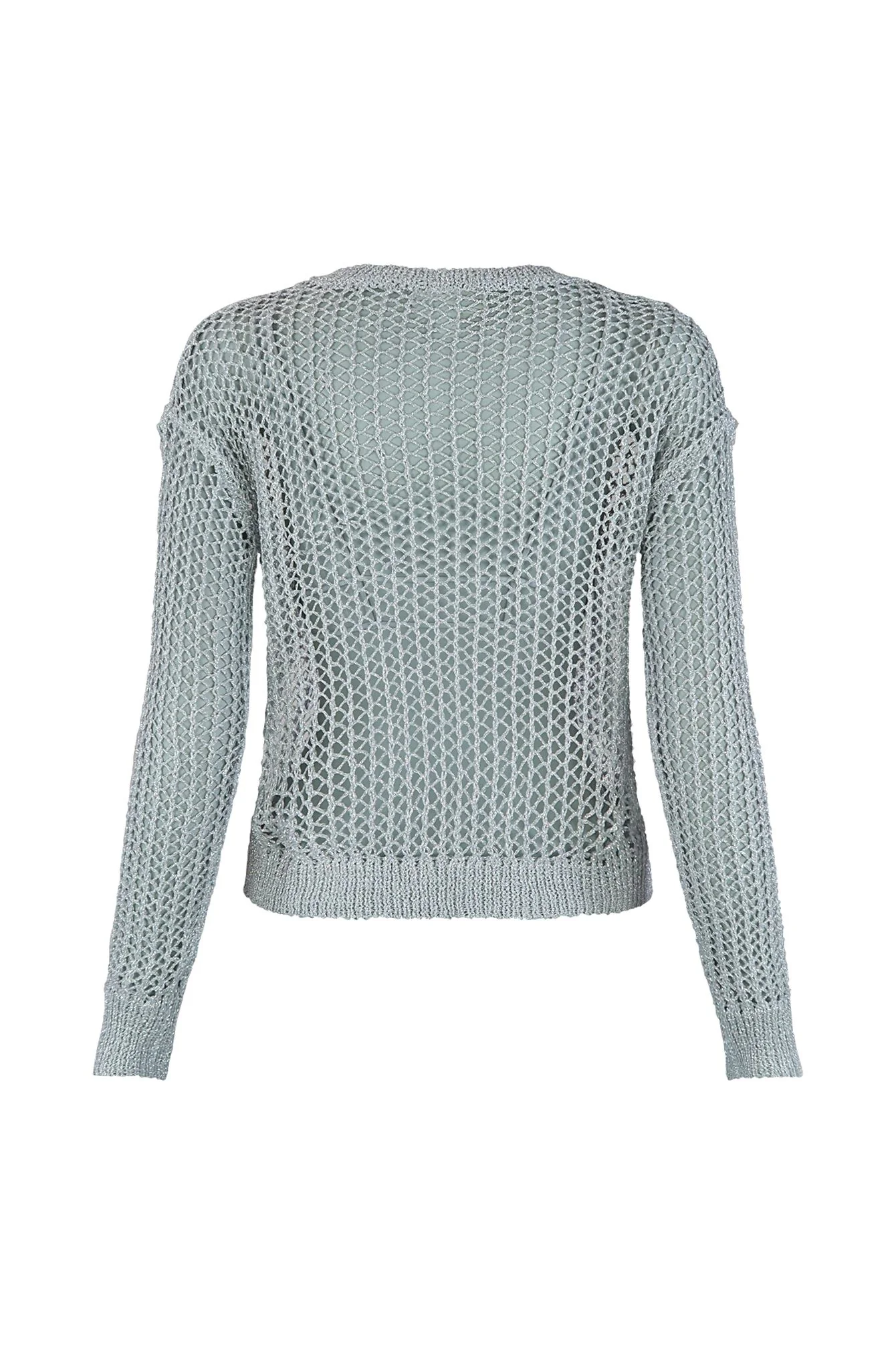 Lights Out Metallic Net Top - Image 3