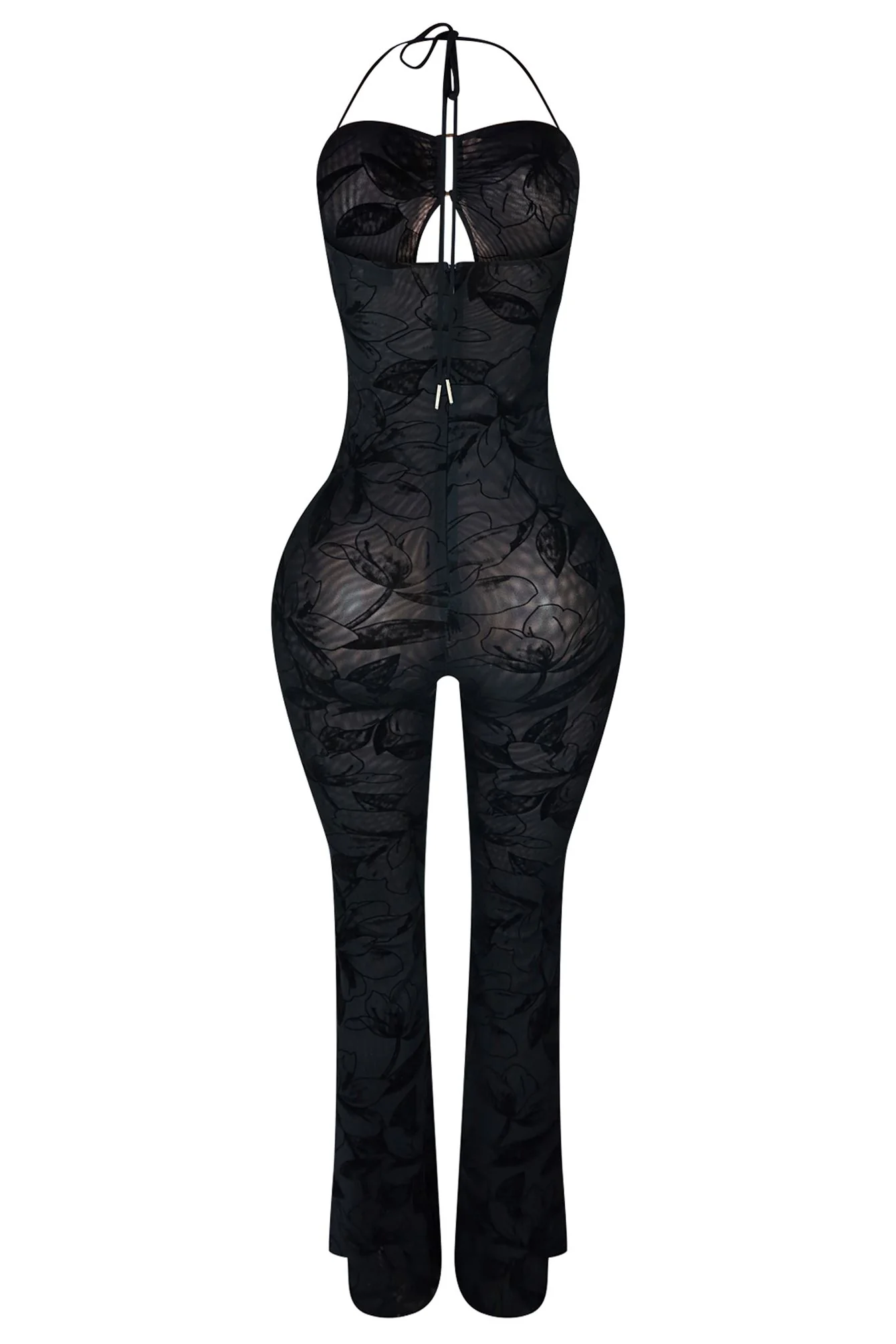 Moving Different Mesh Print Jumpsuit - Image 5