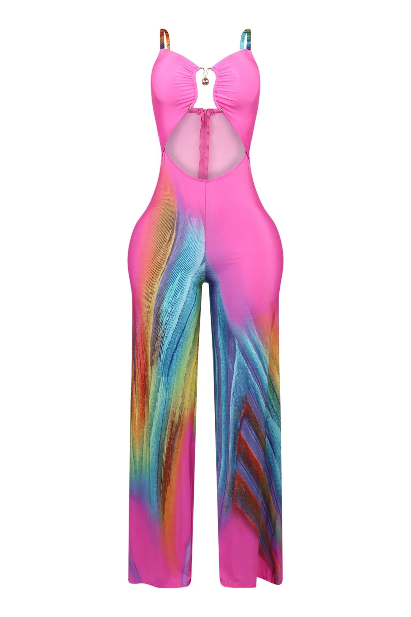 Playing Me Print Cami Jumpsuit - Image 17