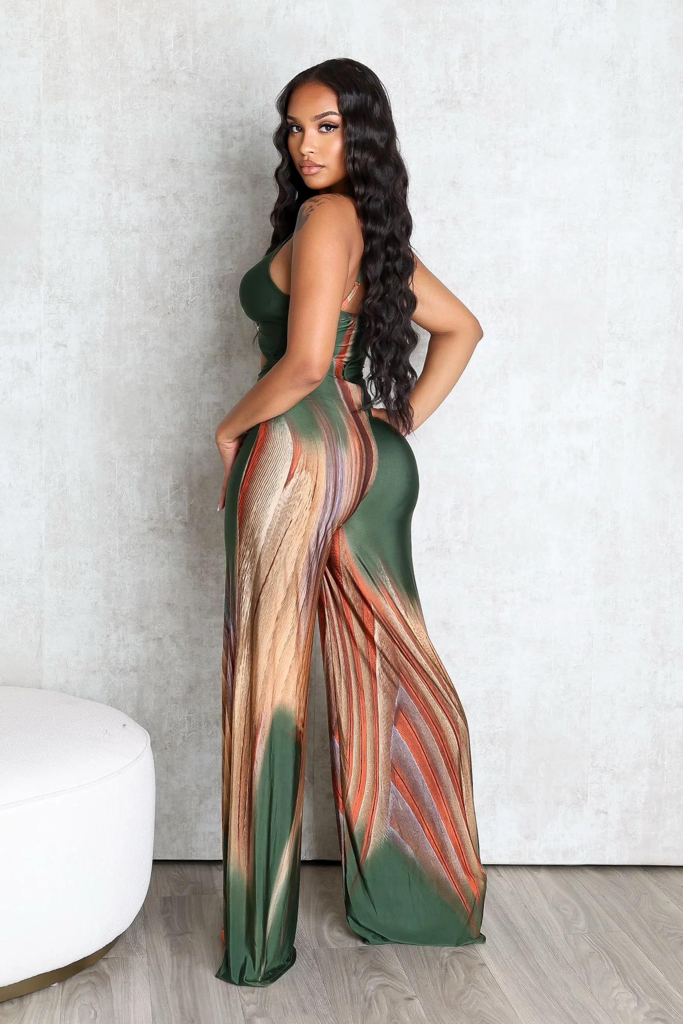 Playing Me Print Cami Jumpsuit - Image 20