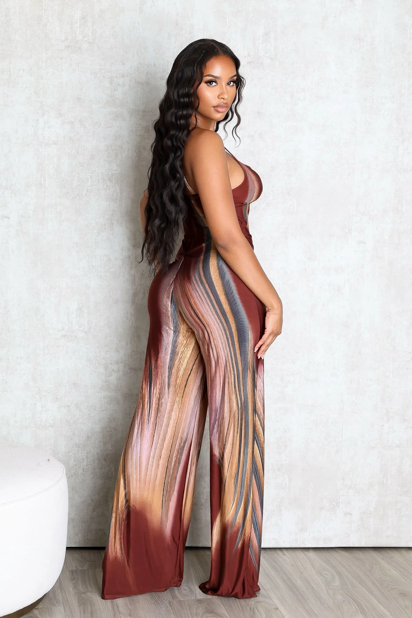 Playing Me Print Cami Jumpsuit - Image 21