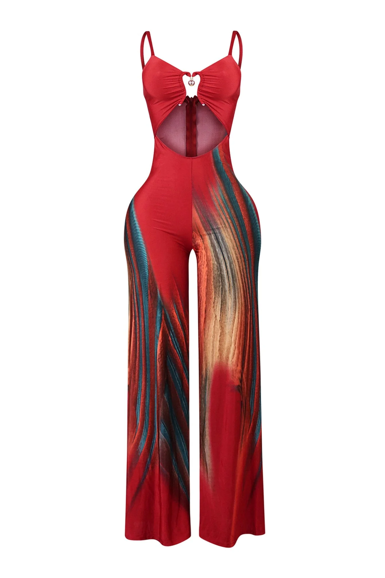 Playing Me Print Cami Jumpsuit - Image 9