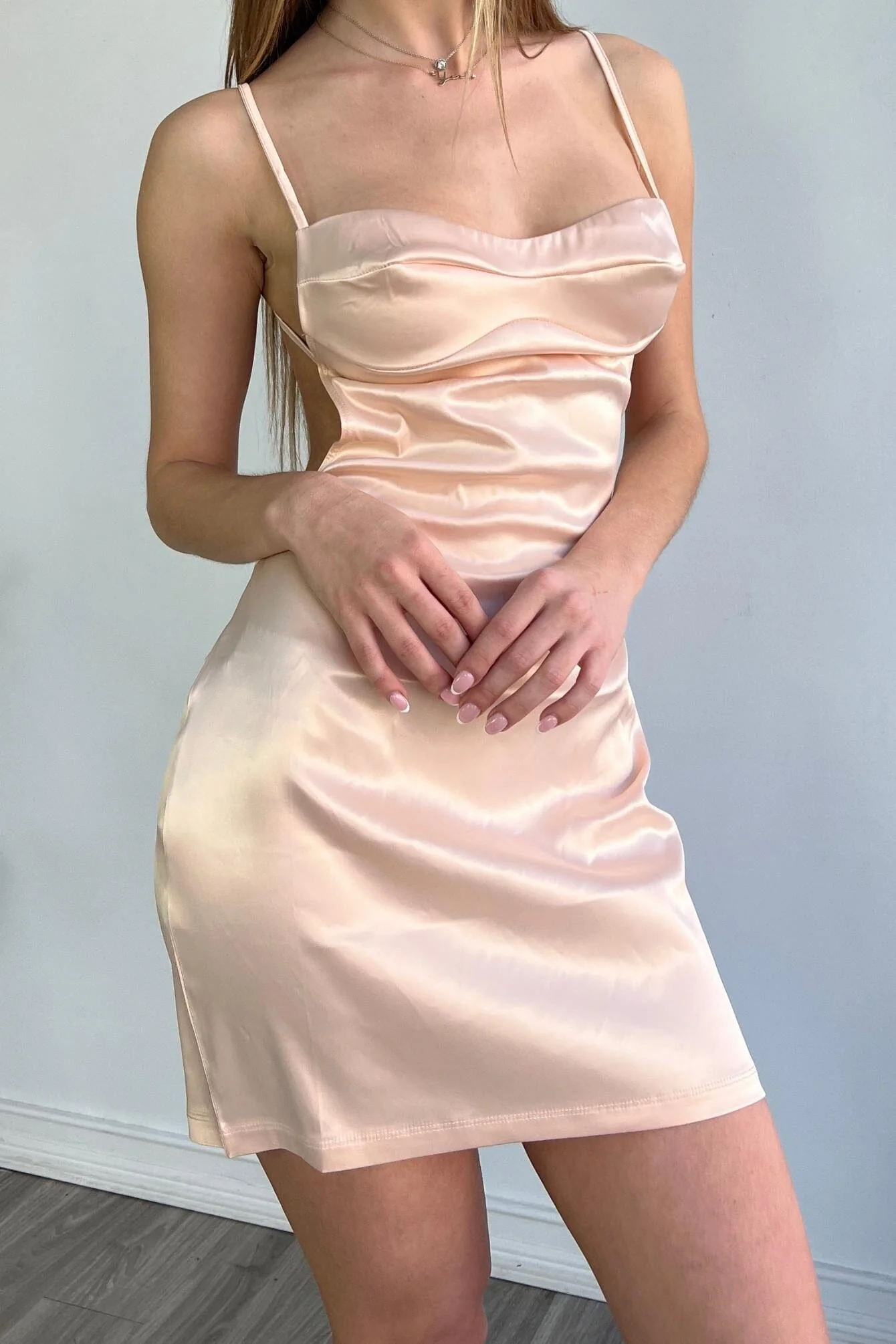 Scarlette Satin Dress - Image 4