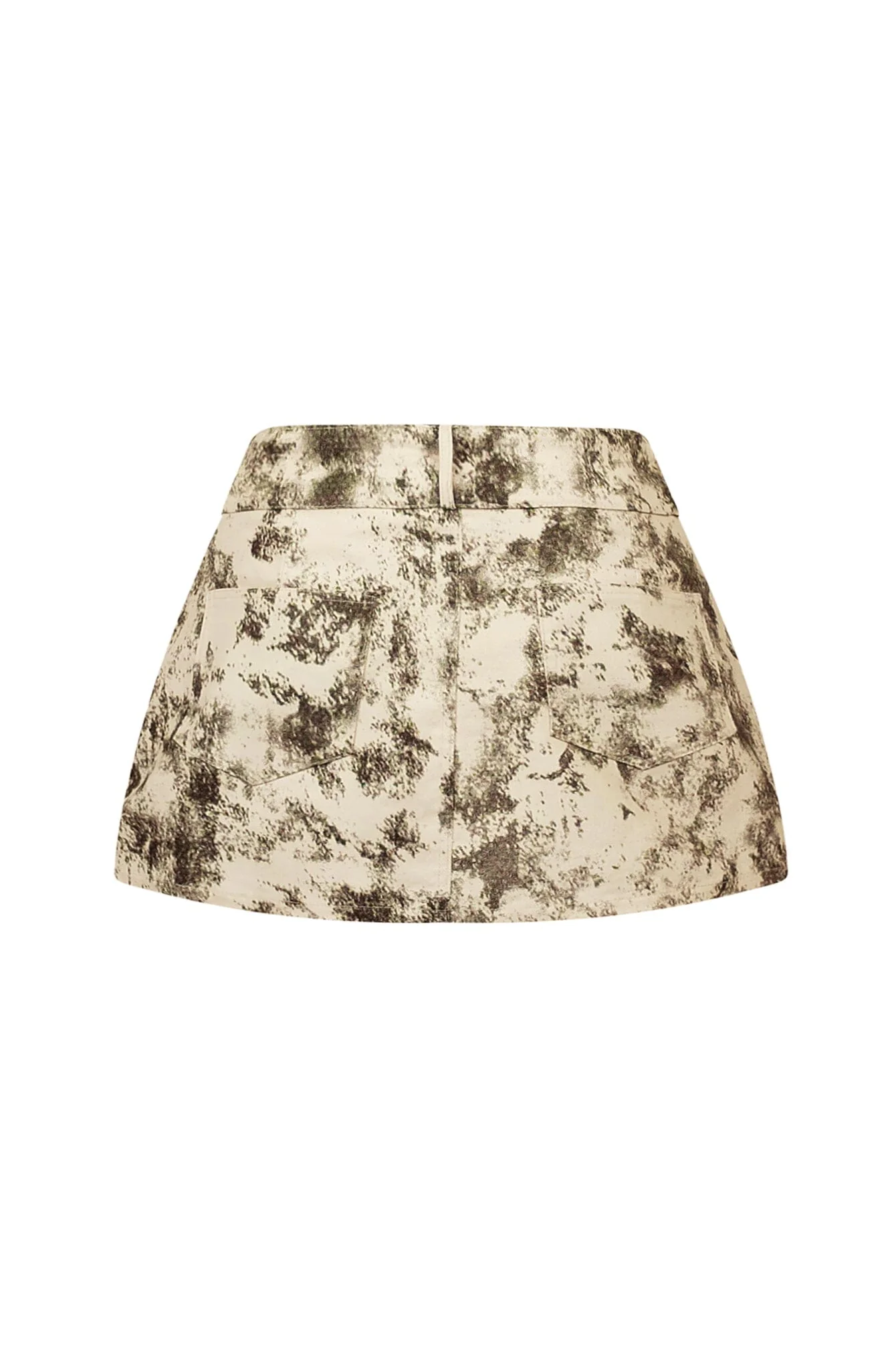 Soft Girl Era Print Belted Mini Skirt - Image 4