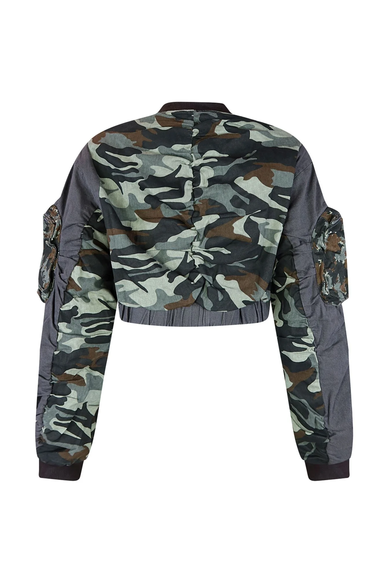 Wake Me Up Camo Pockets Scrunched Jacket - Image 3