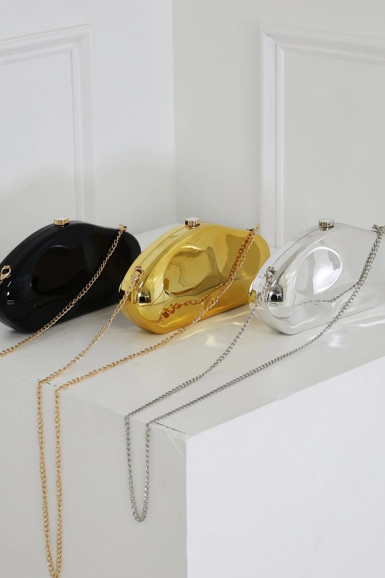 Wilma Mirror Plated Clutch - Image 9